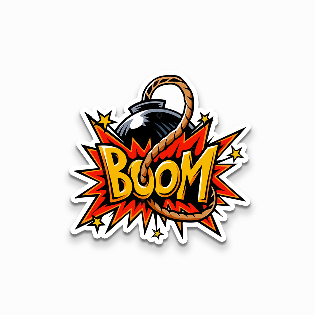 Boom Sticker