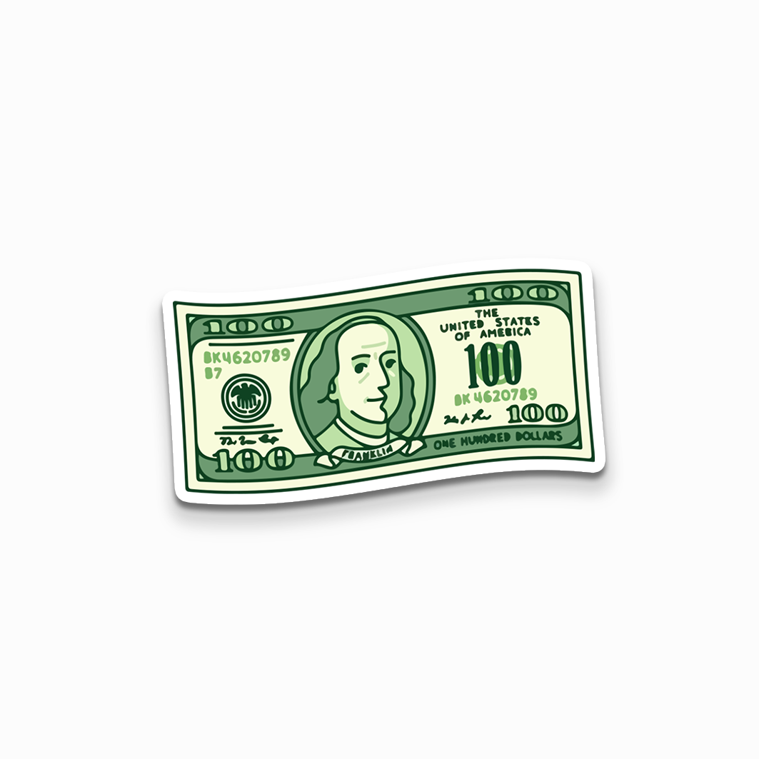 Dollar Sticker