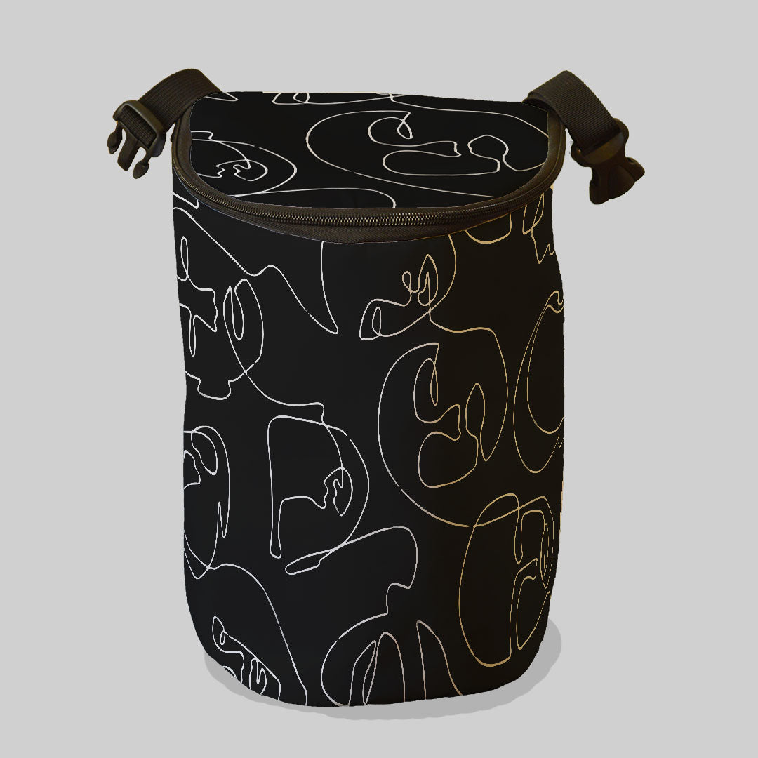 Faces Car Trash Bin