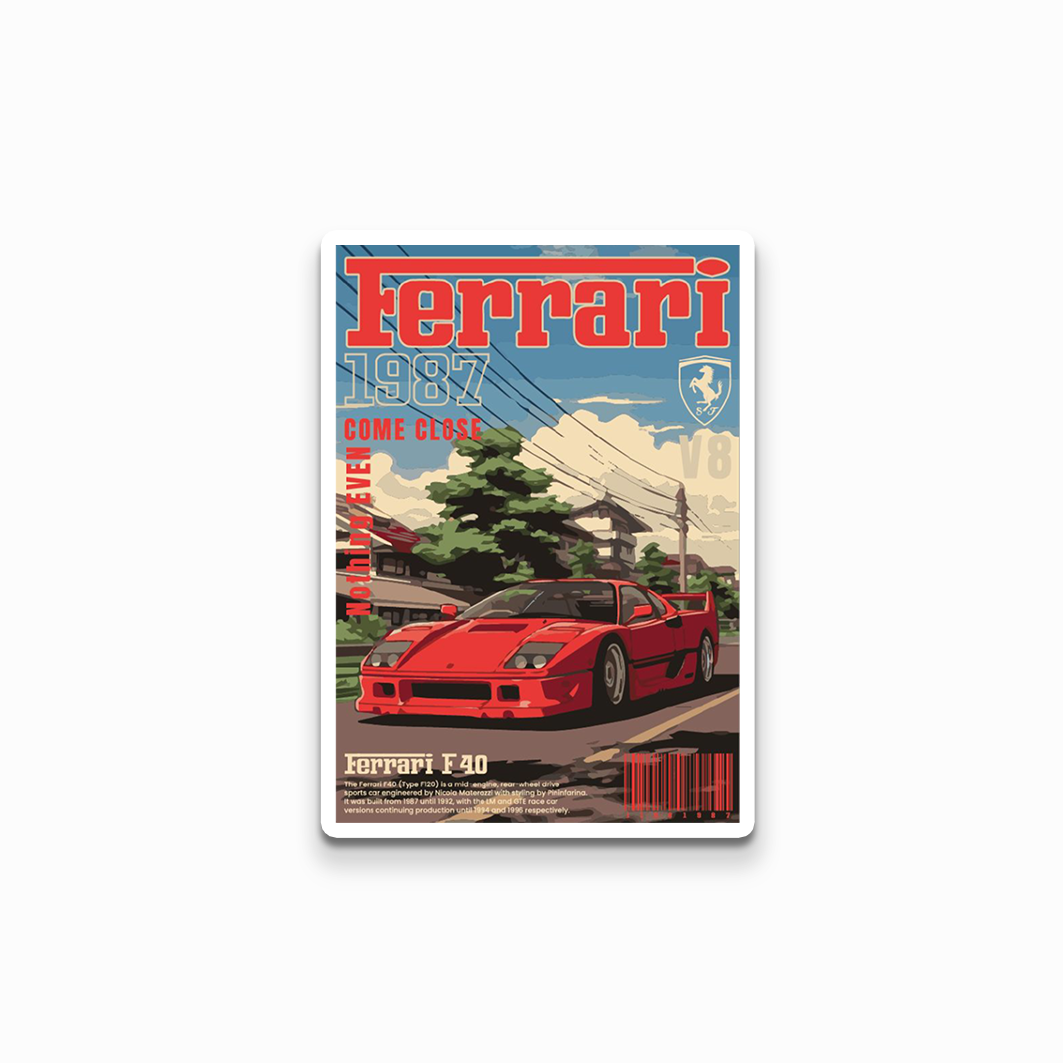 Ferrari Sticker