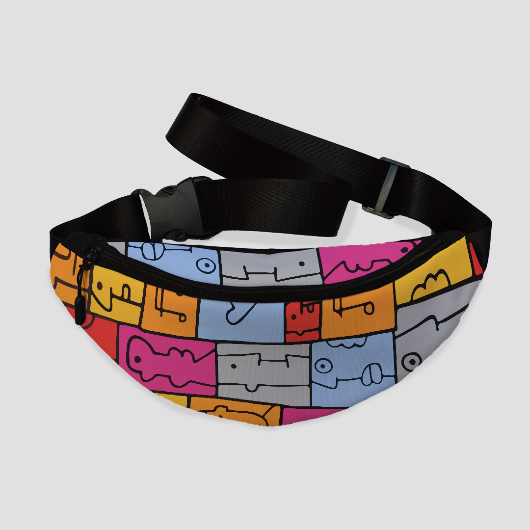 Line faces 2 fanny pack