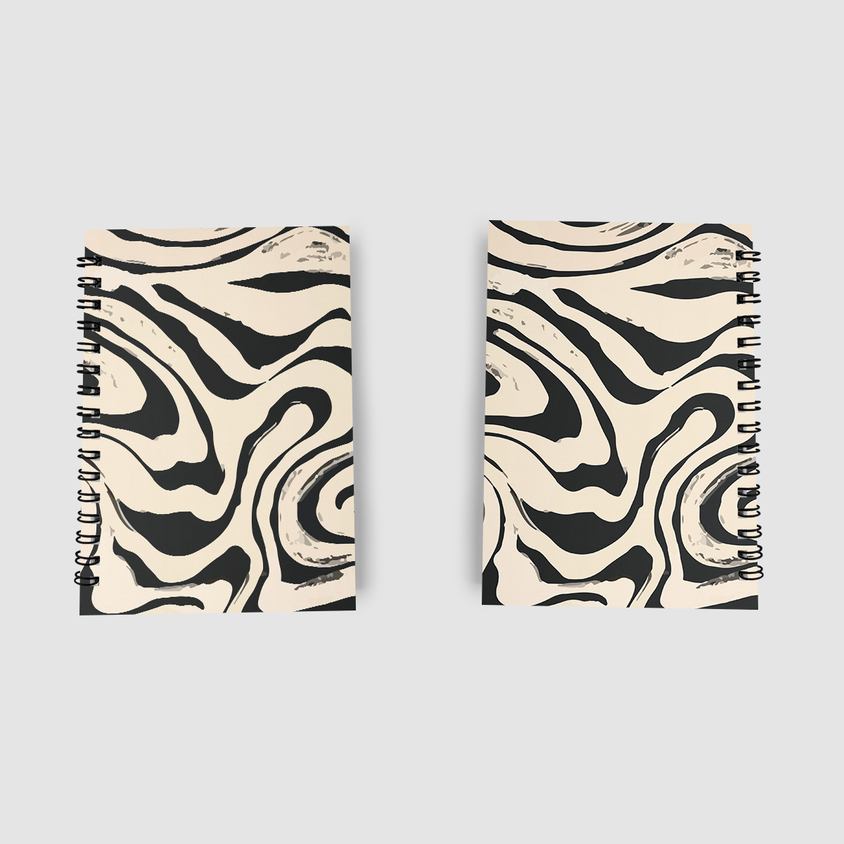 Lines Black Note Book