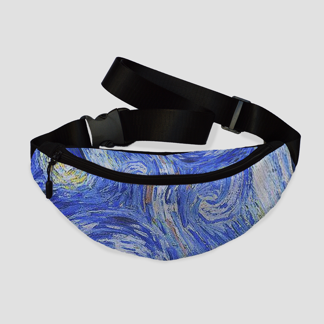 The starry night fanny pack