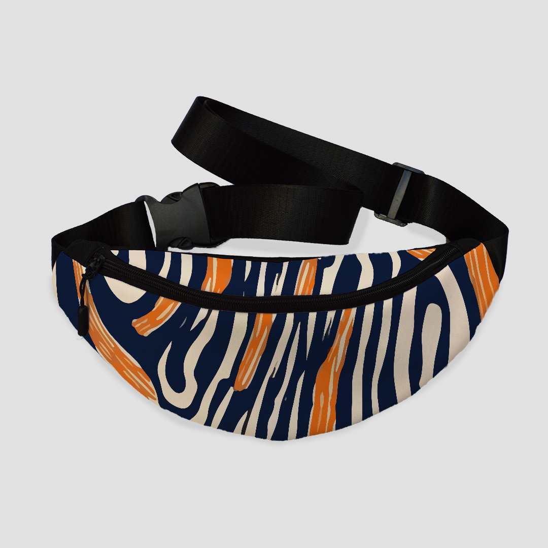 White tiger fanny pack