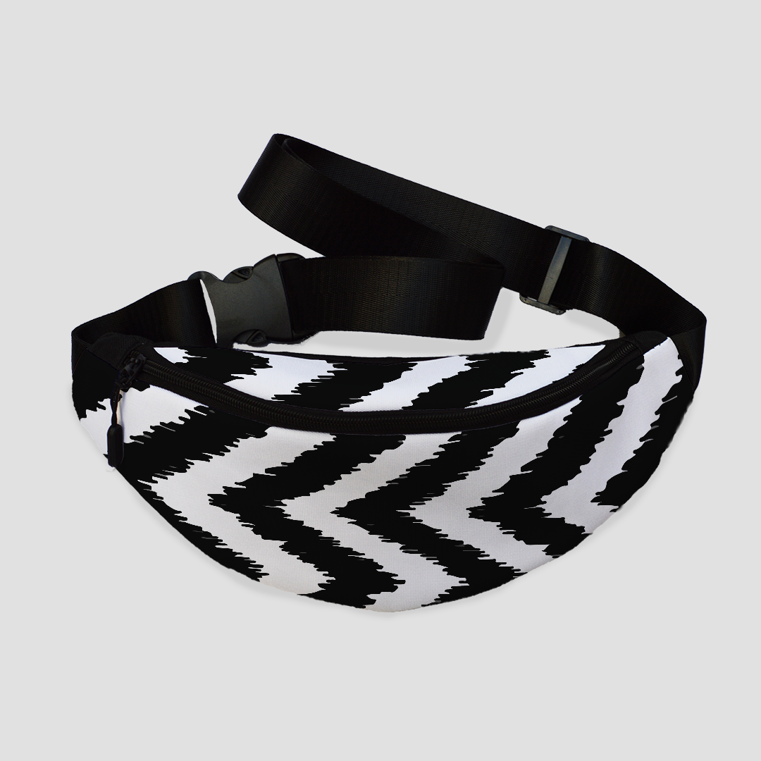 Zig zag fanny pack