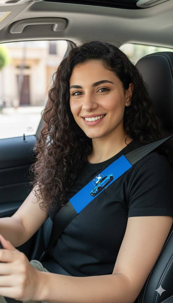 Pattern Yellew Car Seat belt Cover