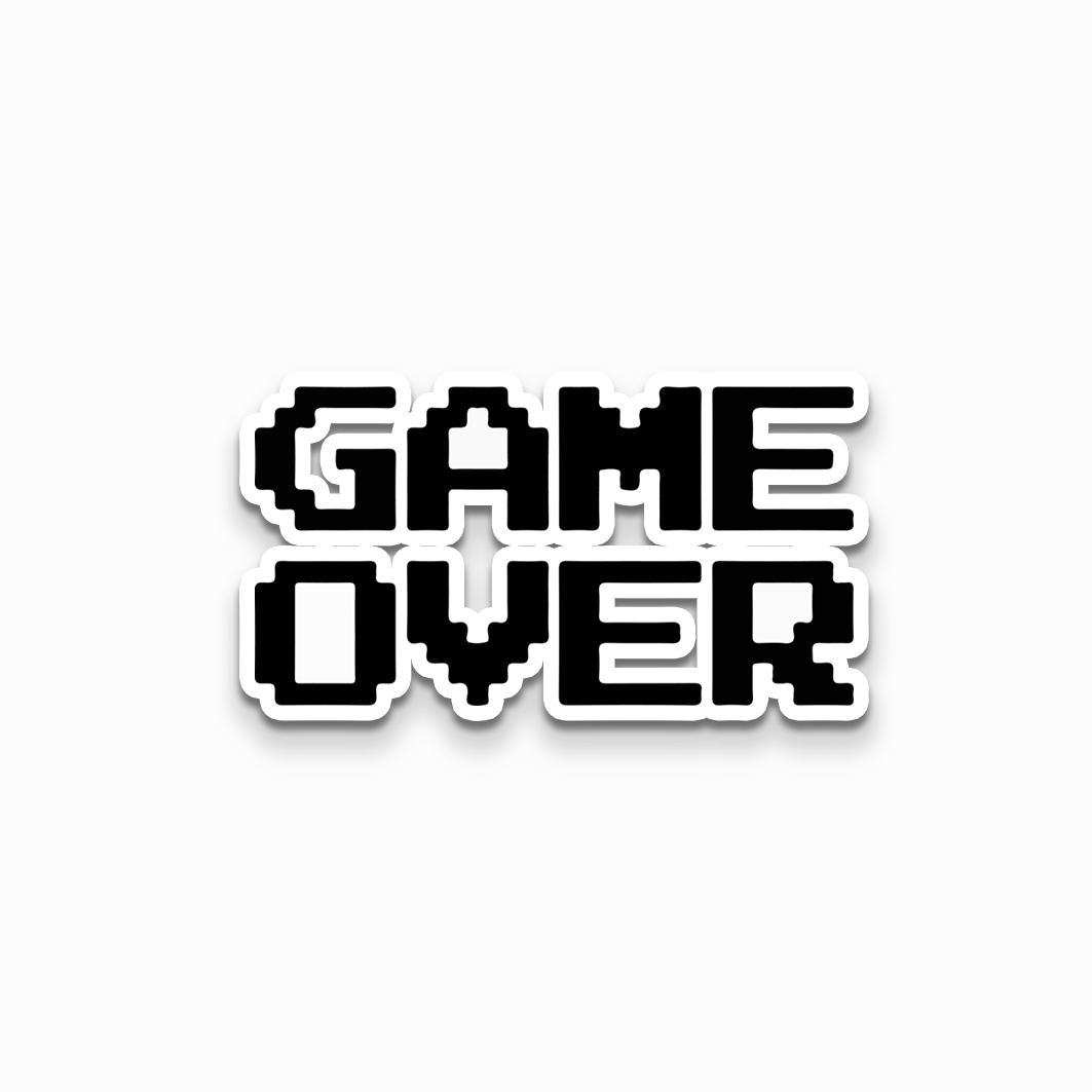 Game over Sticker
