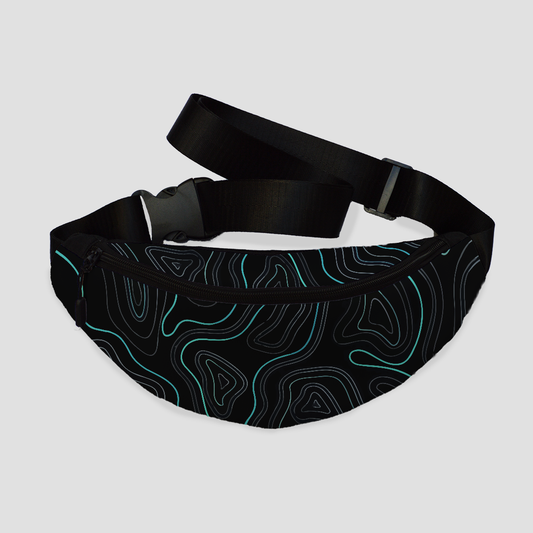 Lines waves fanny bag