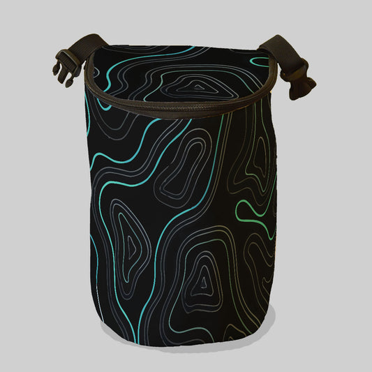 Pattern Black Car Trash Bin