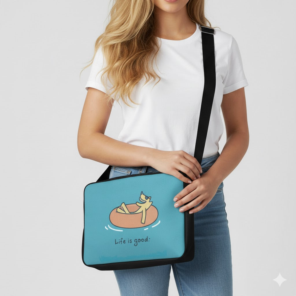 Life is good labtop sleeve