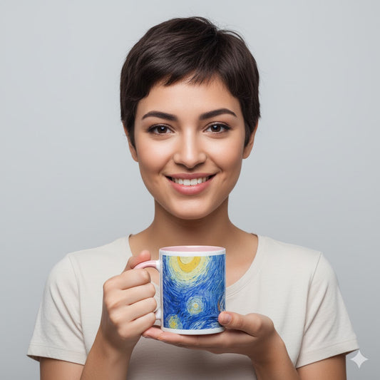 The starry night mug