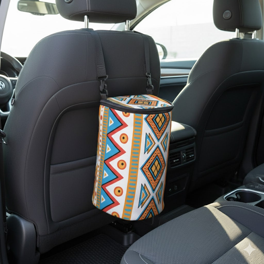 African Car Trash Bin