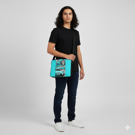 Blue car labtop sleeve